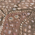 Detail of bandicoot — Durack—Djubbul river stone ground mosaic.