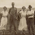 Mary, Bill Jones, Elizabeth and RWD, Ivanhoe, mid 1930s.